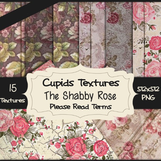 *Cupids Textures * 15 The Shabby Rose