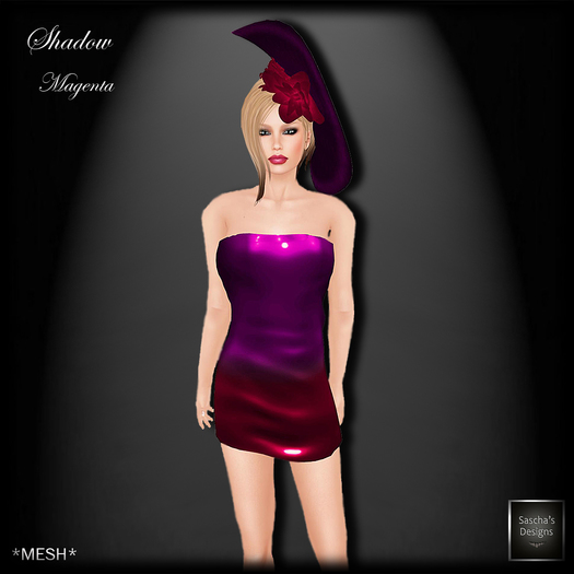 SAS - Shadow Magenta Dress (Mesh)