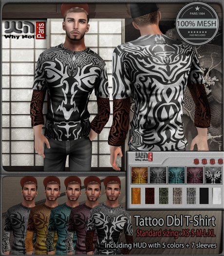 \ Why Not // Tattoo Dbl T-Shirt - FullVersion - 