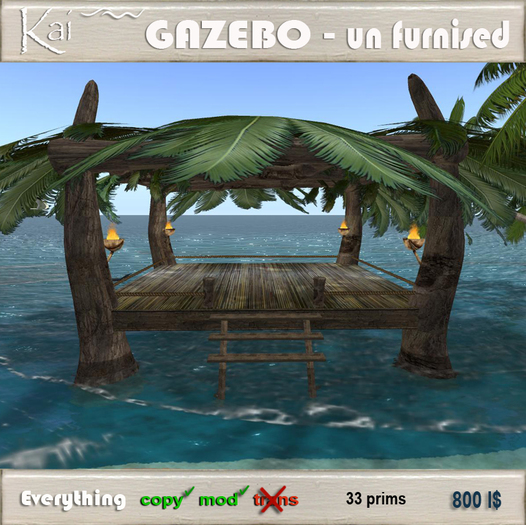 KAI GAZEBO  - un furnished - African -COPY/mod