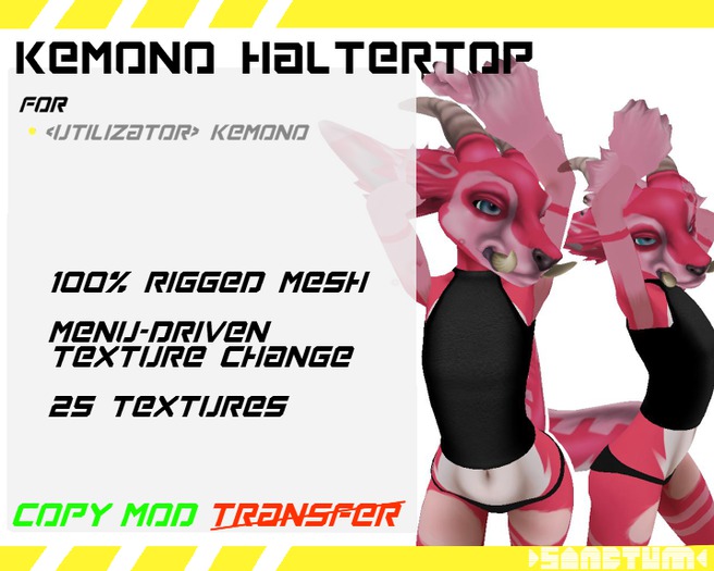 SANCTUM_KEMONO HALTERTOP_BOX
