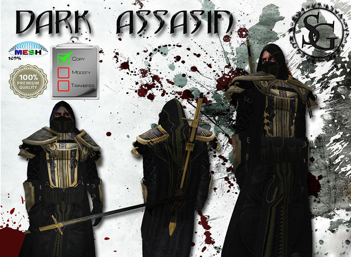 ::SG Bag:: (wear) Dark Assasin armor demo