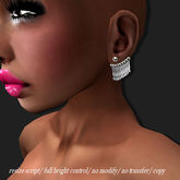 Earring Ear-jacket Lg55 Platinum     -RYCA-