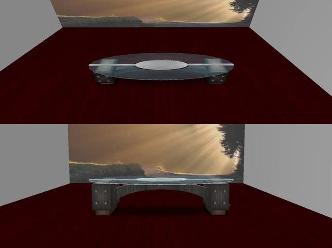 Reception C/table Black Wood