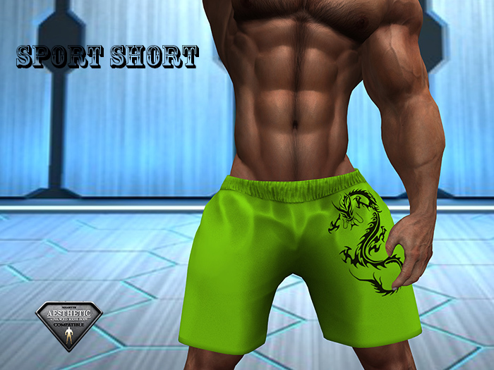 Sport-Short-Yellow-Dragon