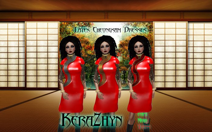 KeraZhyn - Cheongsam - Red