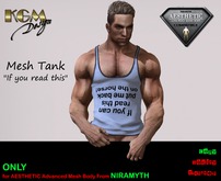 KGM Design - "If you can read this" Mesh Tank