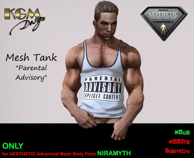 KGM Design - "Parental Advertisory" Mesh Tank