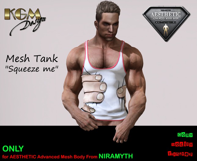 KGM Design - "Squeeze me" Mesh Tank