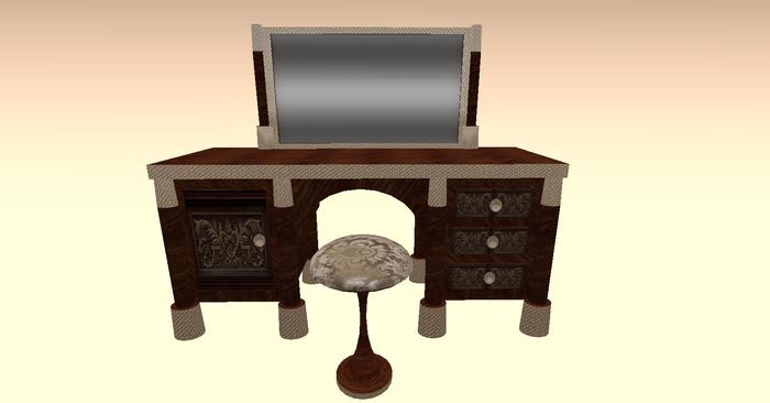 antique dressing table set 1(boxed)