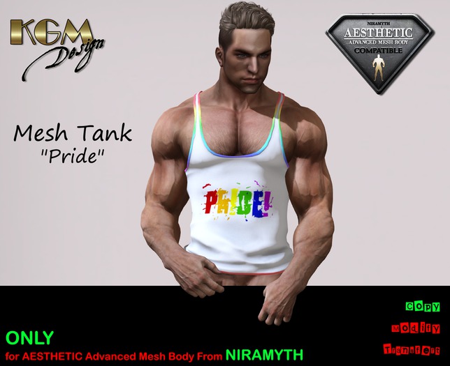 KGM Design - "Pride" Mesh Tank