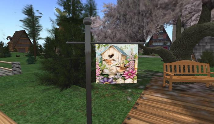 Birdhouse Flag