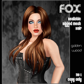 Souled Out Realistic Mesh Hair 20th Century Fox Golden Wood