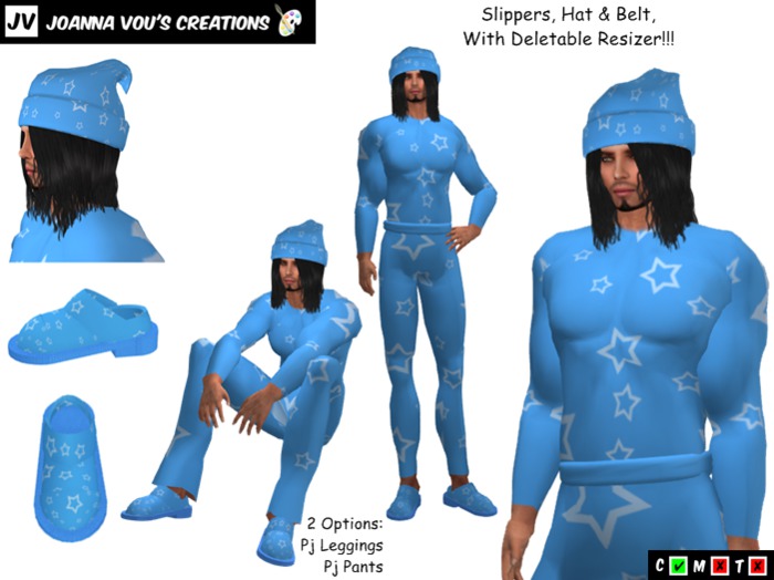 ::JV::Pyjama Set-Blue Stars