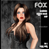 Souled Out Realistic Mesh Hair 20th Century Fox Chocolate