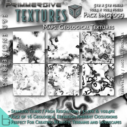 Second Life Marketplace - [bMGT009] 16 512px and 1024px Geological ...