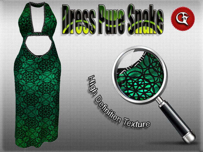 ::: THE GAMER ::: Long Dress Pure Snake