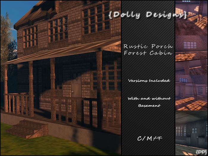 PROMO!! {DD} Rustic Porch Forest Cabin (bagged) was 1,300L!!
