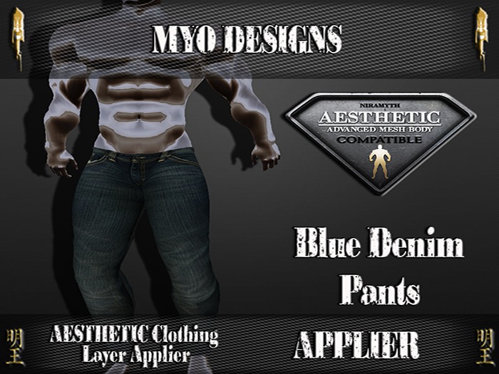 *MD*Blue Denim Pants Applier (ADD ME)