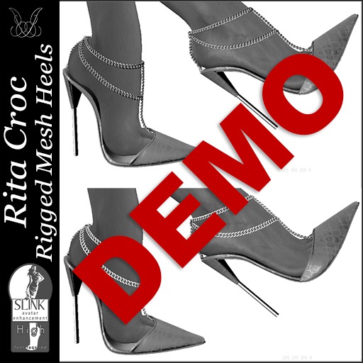 JCD Rita DEMO Heels for Slink High Feet (boxed)