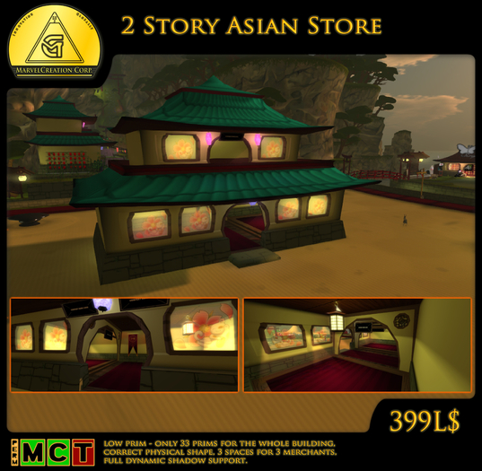 MarvelCreation Corp. - 2 Story Asian Store Building