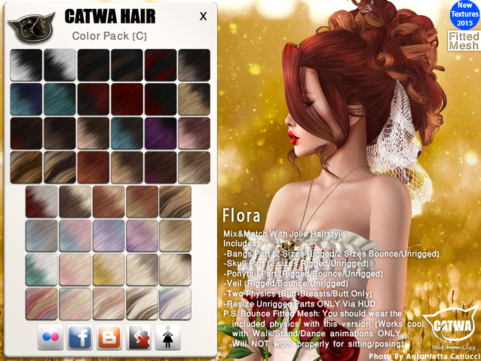 CATWA HAIR Flora [C]