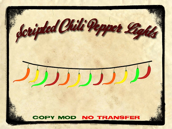 Chili pepper lights