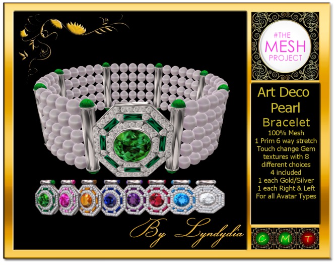 ART DECO PEARL BRACELET