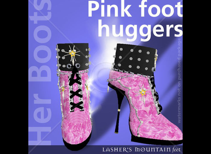 Sparkling pink foot huggers - Resell
