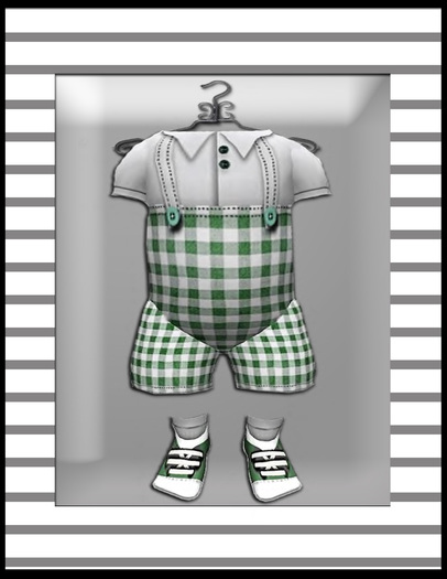 Pat A Kake Riley Green Infant Shorts