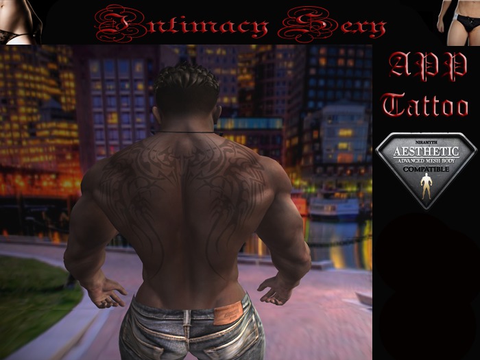 Tattoo Back1(Intimacy Sexy)