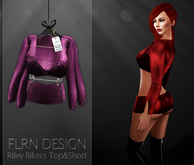[FLRN] Riley Biker Top&Short Pink