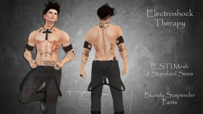 [EST] Bloody Suspender Pants