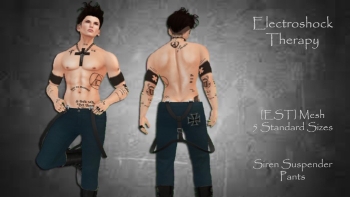 [EST] Bloody Suspender Pants