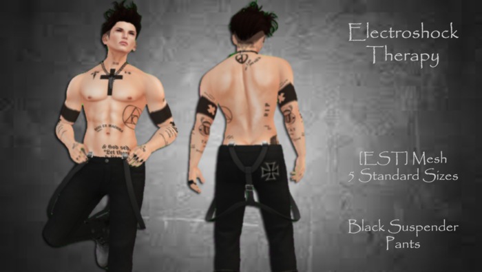 [EST] Bloody Suspender Pants