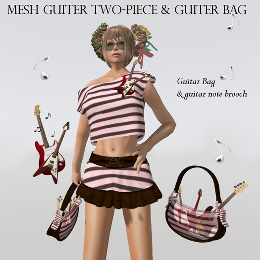 30 Mesh Guiter Two-piece & Guiter Bag box