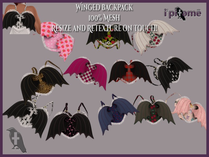 ~i~ Winged Backpack (Wear To Unpack)