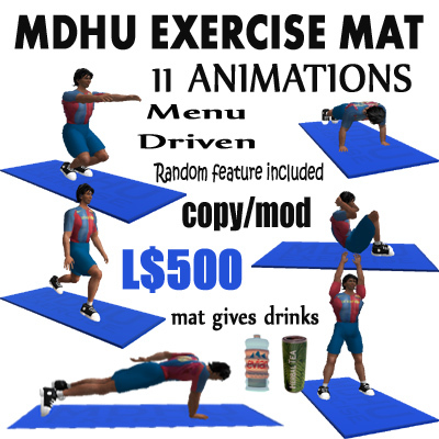 MDHU EXERCISE MAT box