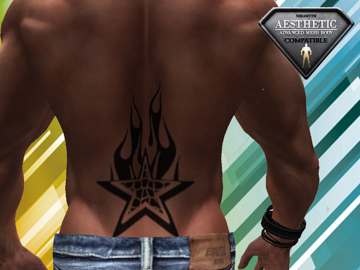 Tribal Tattoo lower back 3