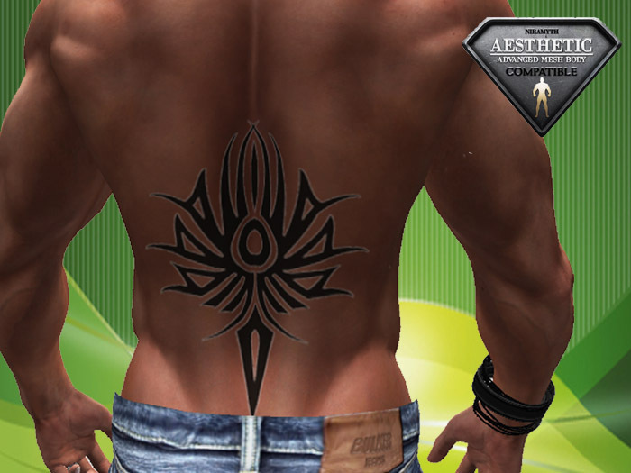 Tribal Tattoo lower back 4