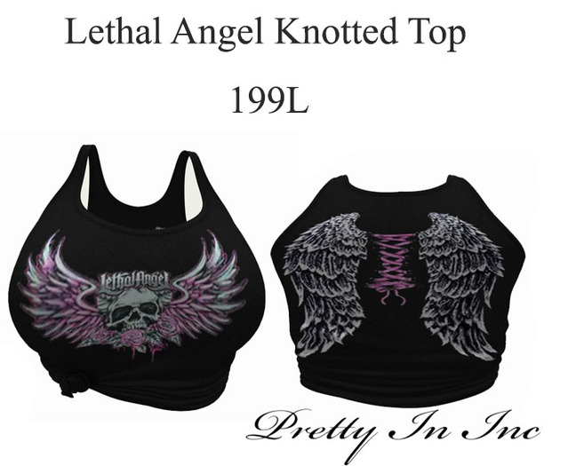 Leathal Angel Knotted Tops