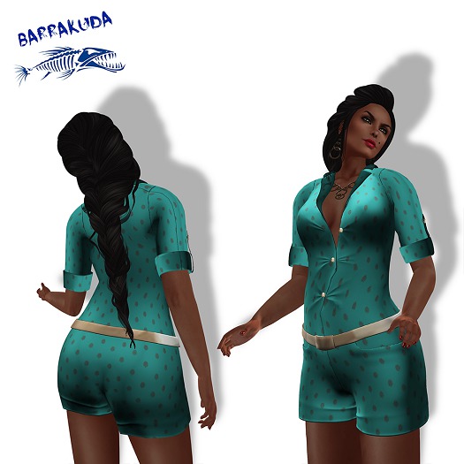 Overalls with shorts V2 Blue PROMO