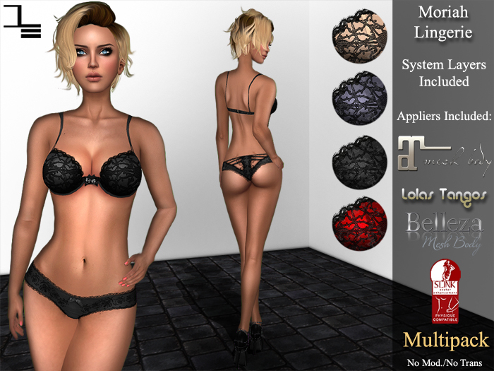 DE Designs - Moriah Lingerie - Multipack