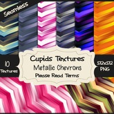 *Cupids Textures * 10 METALLIC CHEVRONS