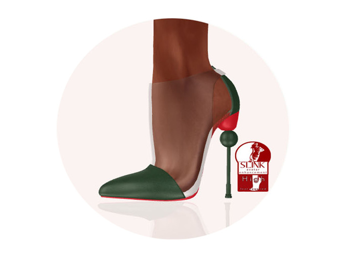 Story - Soc Shoes Green (Slink High)
