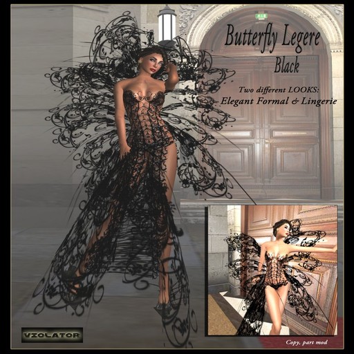 Butterfly Legere - Black / VIOLATOR