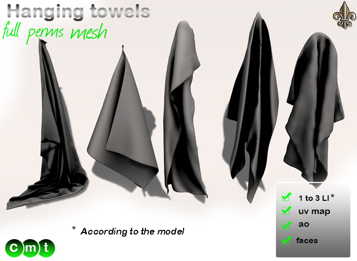 -----LS Inc. Full Perms Towels pack model I ----- 