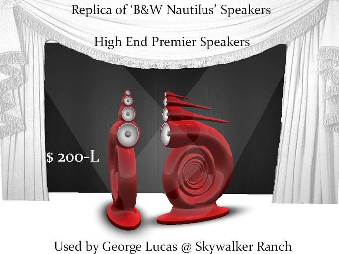Nautilus Speaker - Red1