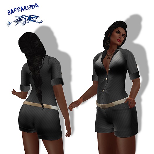 Overalls with shorts V5 Grey PROMO