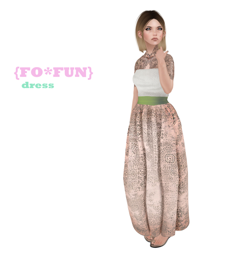 {FO*FUN} ethnic gown (pink)